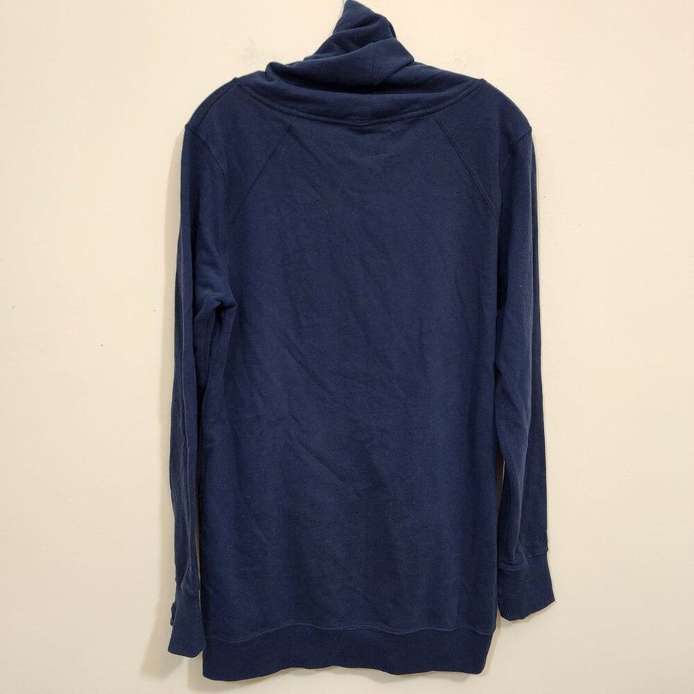 Jansport Notre Dame funnel neck long sleeve tunic sweatshirt woman's size large - Picture 3 of 9